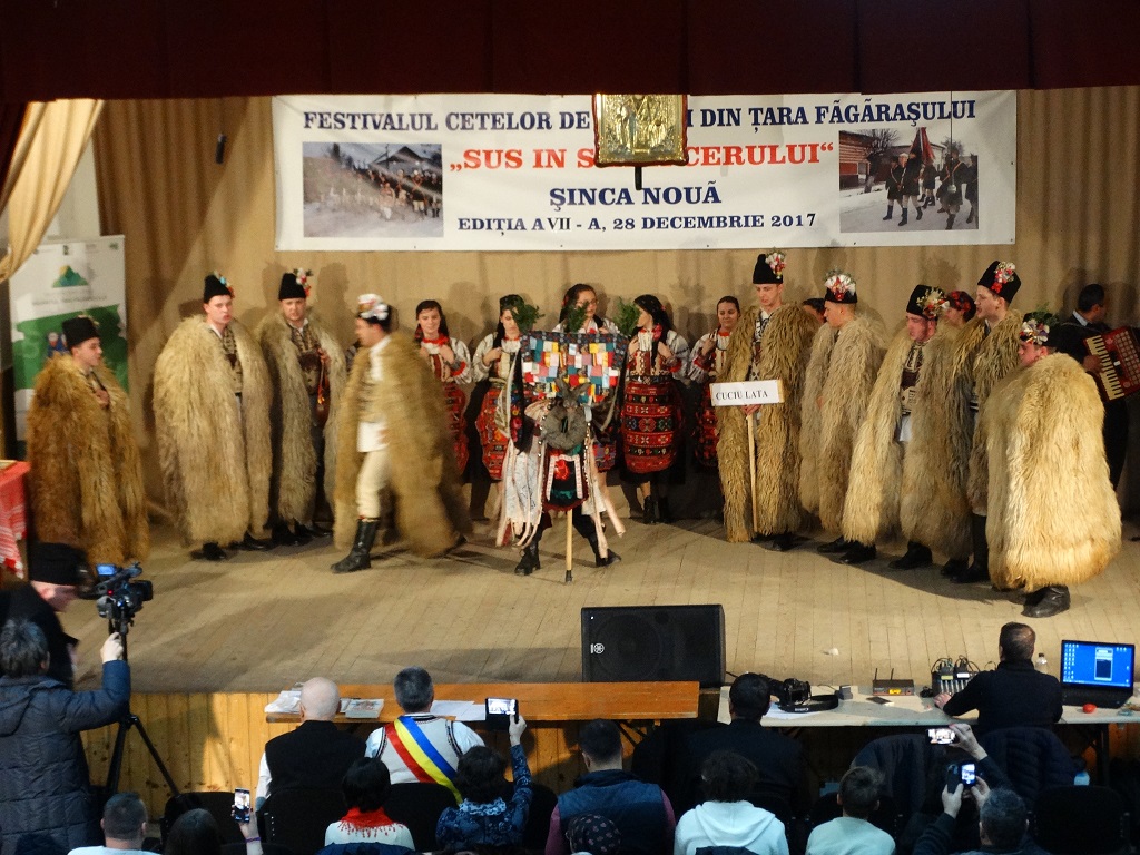Ceata de Feciori din Cuciulata, Festivalul Cetelor de Feciori din Tara Fagarasului - Sus in slava cerului, Sinca Noua, 2017
